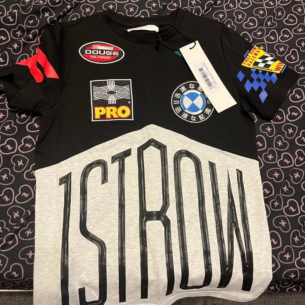 Kids Black and Gray Graphic T-Shirt